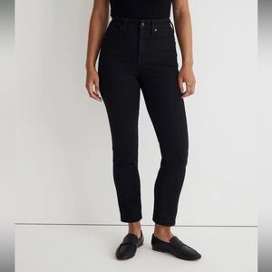 Madewell black Curvy Stovepipe Jeans